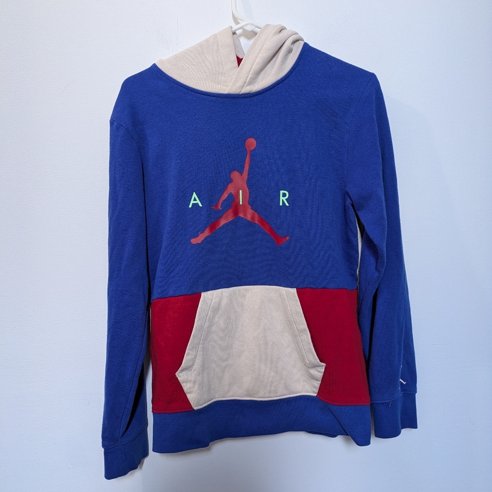 Vintage NIKE Air Jordan Vintage Jumpman Hooded Sweatshirt, Boys XL (13-15 Years)